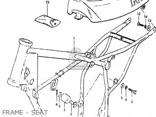 FRAME - SEAT - RM80 1982 (Z) USA (E03)
