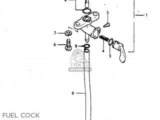 FUEL COCK - RM80 1982 (Z) USA (E03)