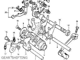 GEAR SHIFTING - RM80 1982 (Z) USA (E03)