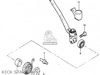 KICK STARTER - RM80 1982 (Z) USA (E03)