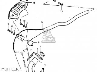 MUFFLER - RM80 1982 (Z) USA (E03)