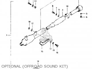 OPTIONAL (OFFROAD SOUND KIT) - RM80 1982 (Z) USA (E03)