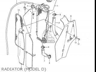 RADIATOR (MODEL D) - RM80 1983 (D) USA (E03)