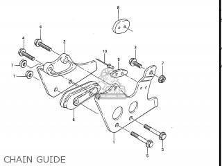 CHAIN GUIDE - RM80 1984 (E) USA (E03)