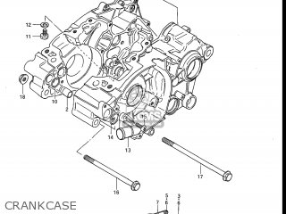 CRANKCASE - RM80 1984 (E) USA (E03)