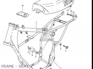 FRAME - SEAT - RM80 1984 (E) USA (E03)
