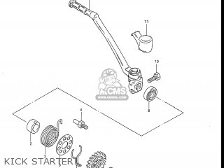 KICK STARTER - RM80 1984 (E) USA (E03)