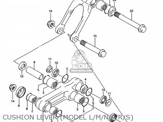 CUSHION LEVER (MODEL L/M/N/P/R/S) - RM80 1986 (G) USA (E03)