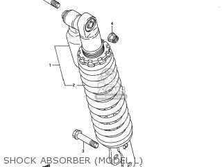 SHOCK ABSORBER (MODEL L) - RM80 1986 (G) USA (E03)
