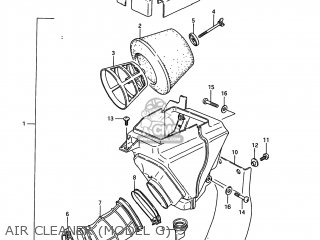 AIR CLEANER (MODEL G) - RM80 1990 (L) USA (E03)