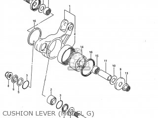 CUSHION LEVER (MODEL G) - RM80 1991 (M) USA (E03)