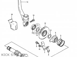 KICK STARTER - RM80 1991 (M) USA (E03)