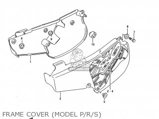 FRAME COVER (MODEL P/R/S) - RM80 1993 (P) USA (E03)