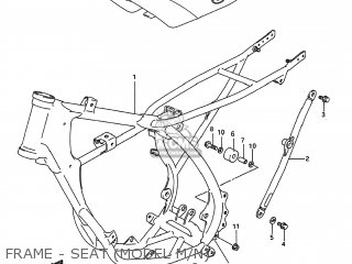 FRAME - SEAT (MODEL M/N) - RM80 1994 (R) USA (E03)
