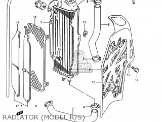 RADIATOR (MODEL R/S) - RM80 1994 (R) USA (E03)