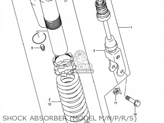 SHOCK ABSORBER (MODEL M/N/P/R/S) - RM80 1994 (R) USA (E03)