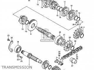 TRANSMISSION - RM80 1994 (R) USA (E03)