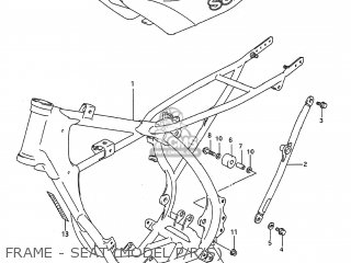 FRAME - SEAT (MODEL P/R/S) - RM80 1995 (S) USA (E03)