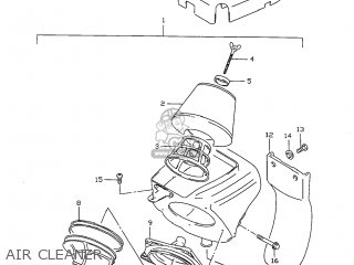 AIR CLEANER - RM80 1996 (T) USA (E03)