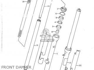 FRONT DAMPER - RM80 1996 (T) USA (E03)
