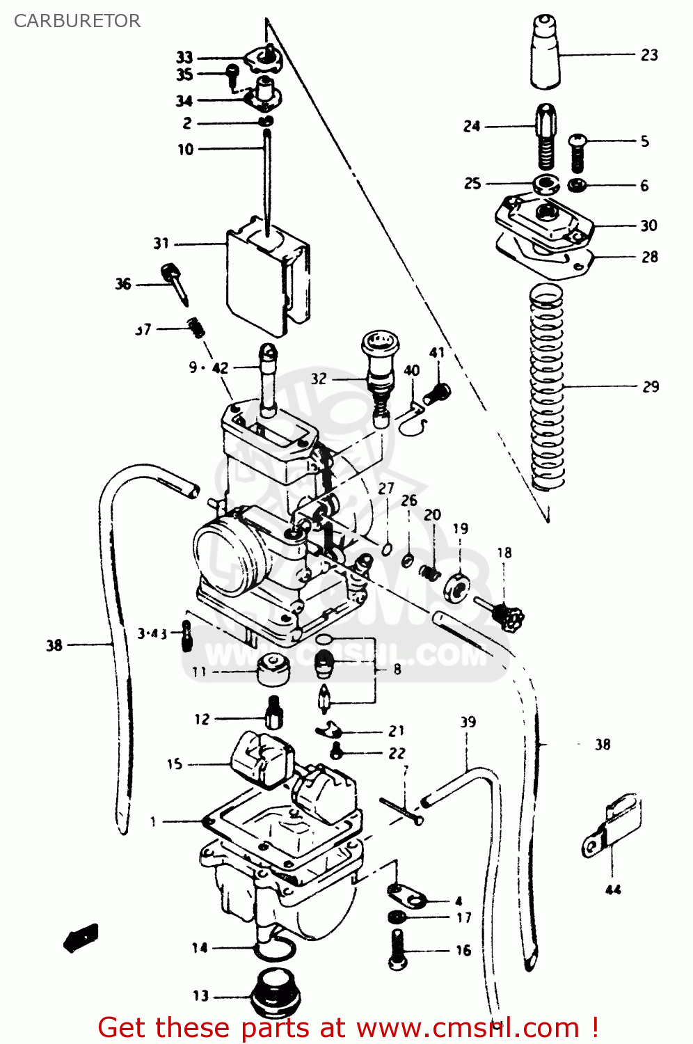 CARBURETOR RM80 1996 (T)