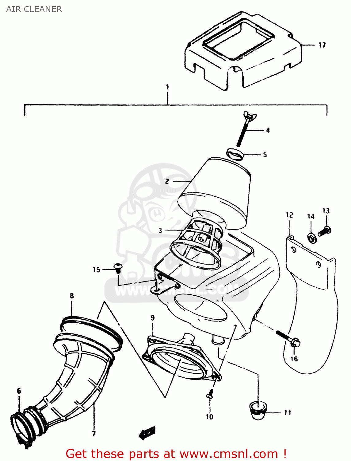 AIR CLEANER RM80 1996 (T)