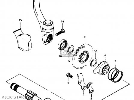 KICK STARTER - RM80 1996 (T)