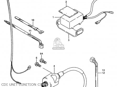 CDI UNIT-IGNITION COIL - RM80 1996 (T)
