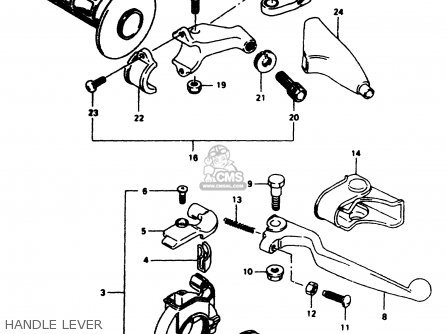 HANDLE LEVER - RM80 1996 (T)