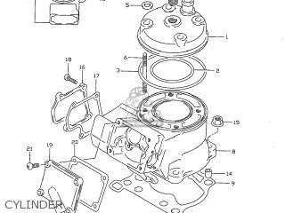 CYLINDER - RM80 1997 (V) USA (E03)