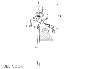 FUEL COCK - RM80 1997 (V) USA (E03)