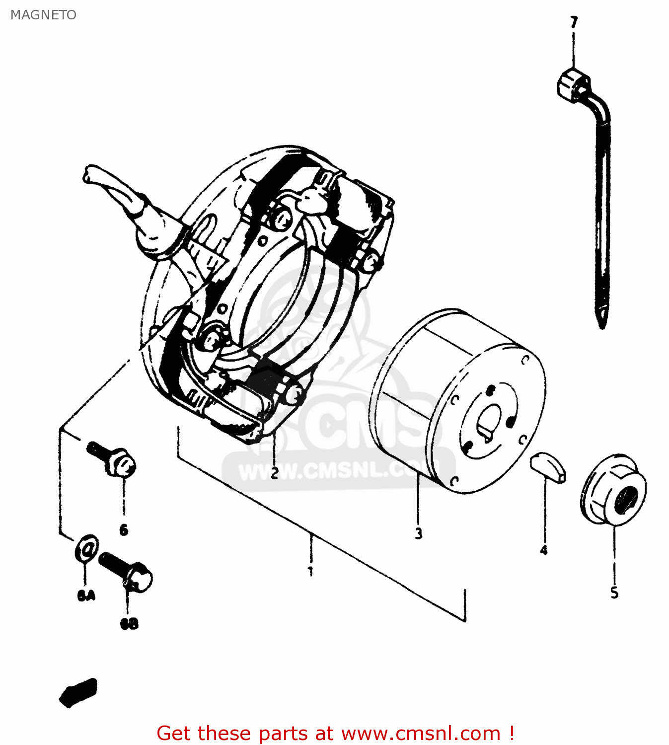 MAGNETO RM80 1997 (V)