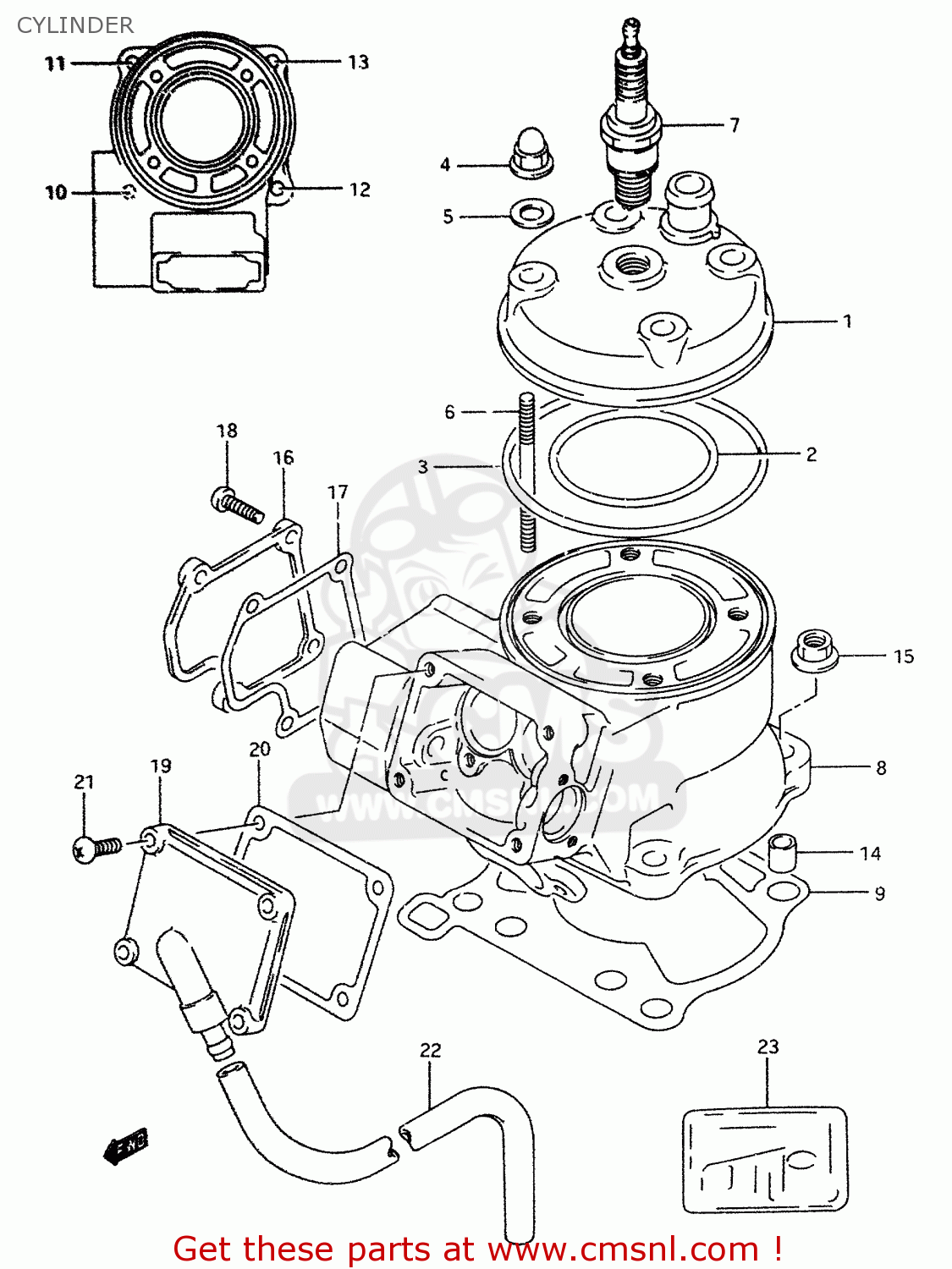 CYLINDER RM80 1997 (V)