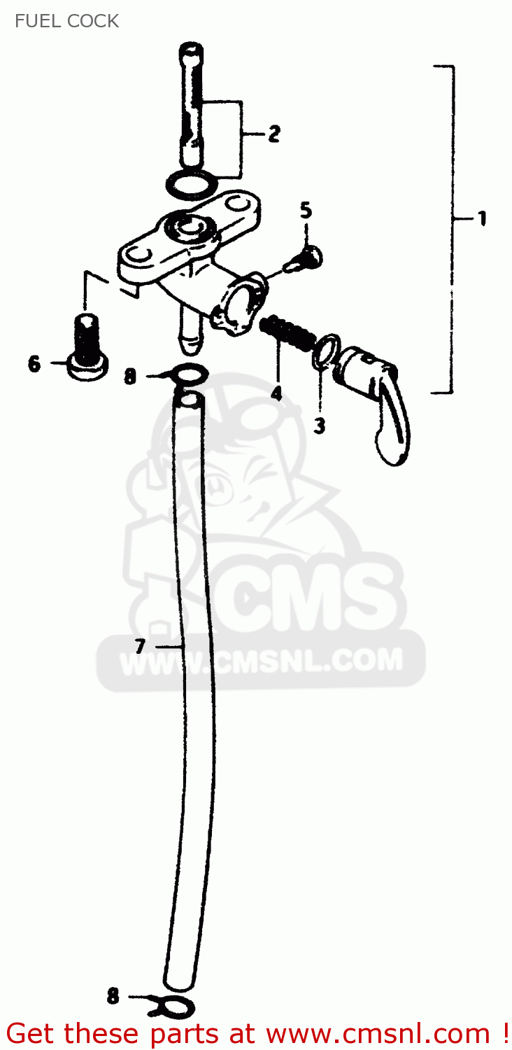 FUEL COCK RM80 1997 (V)