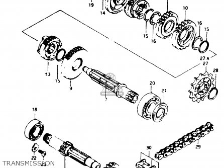 TRANSMISSION - RM80 1997 (V)