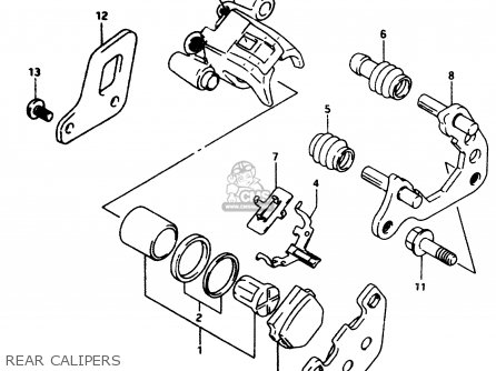 REAR CALIPERS - RM80 1997 (V)