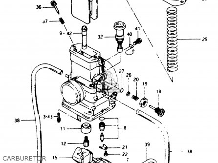 CARBURETOR - RM80 1997 (V)