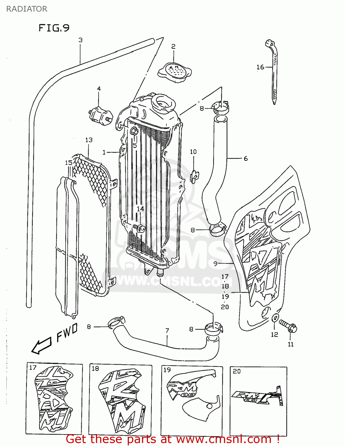 RADIATOR RM80 1999 (X) USA (E03)