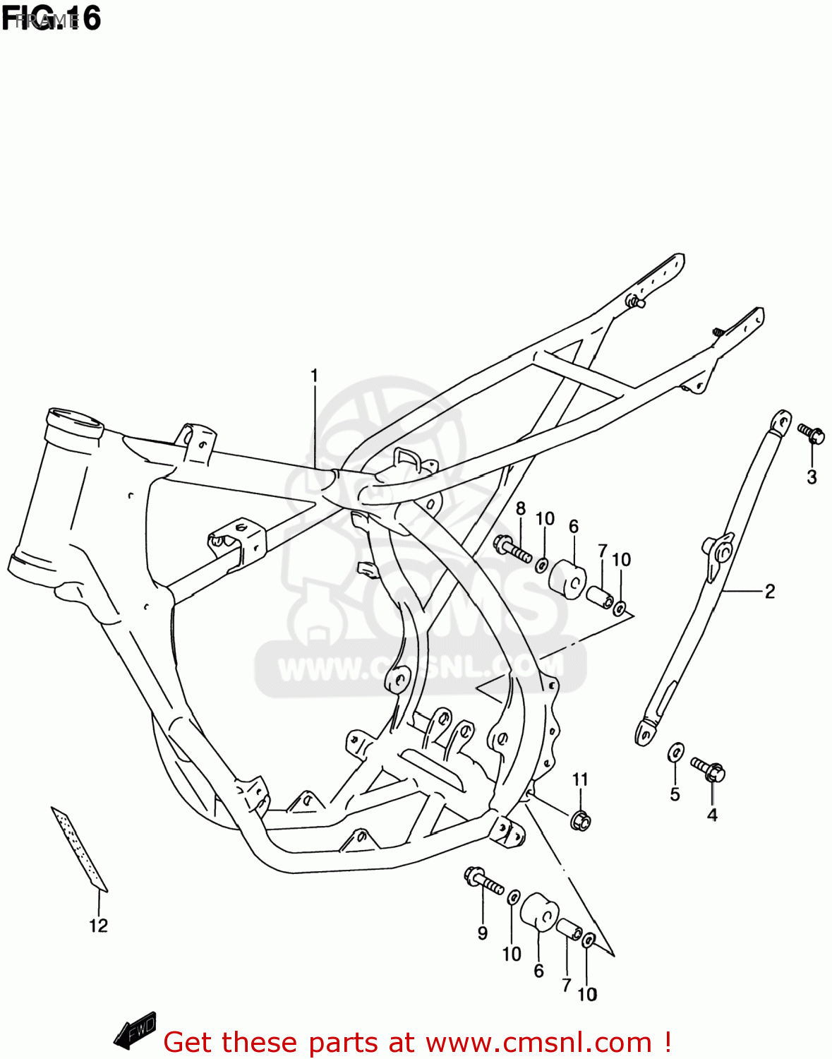 FRAME RM80 2000 (Y) USA (E03)