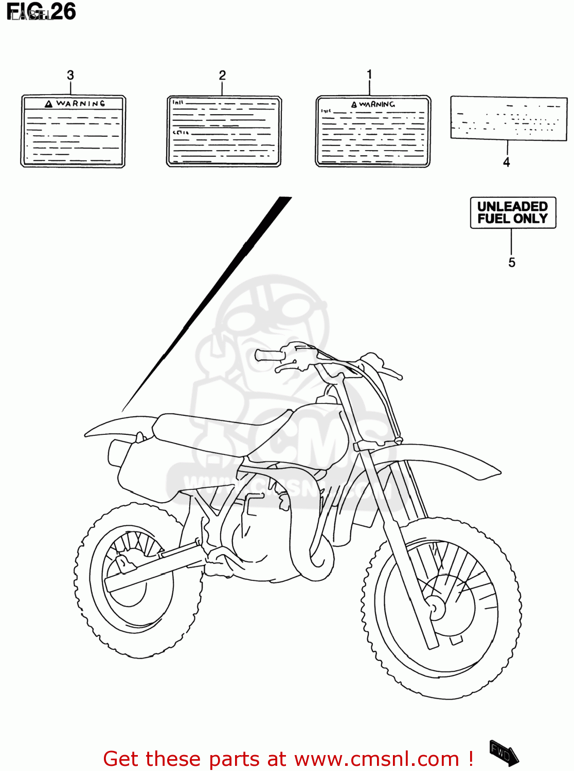 LABEL RM80 2000 (Y) USA (E03)