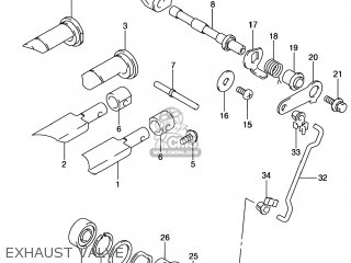 EXHAUST VALVE - RM80 2000 (Y) USA (E03)