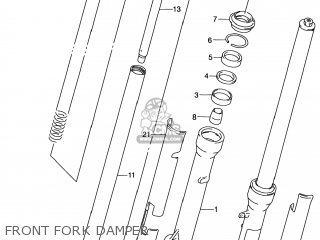 FRONT FORK DAMPER - RM80 2000 (Y) USA (E03)
