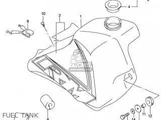 FUEL TANK - RM80 2000 (Y) USA (E03)