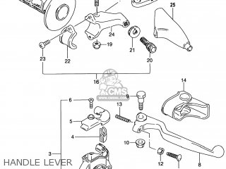 HANDLE LEVER - RM80 2000 (Y) USA (E03)