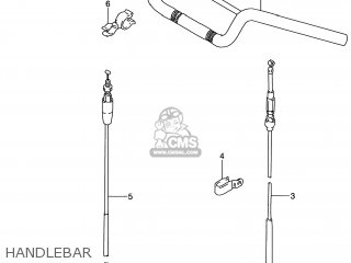HANDLEBAR - RM80 2000 (Y) USA (E03)