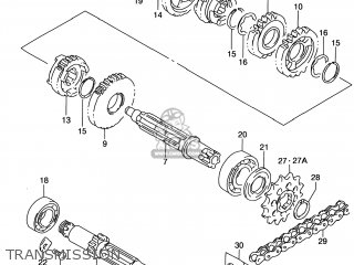 TRANSMISSION - RM80 2000 (Y) USA (E03)