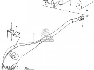 MUFFLER - RM80 2001 (K1) USA (E03)