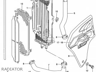 RADIATOR - RM80 2001 (K1) USA (E03)