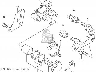 REAR CALIPER - RM80 2001 (K1) USA (E03)
