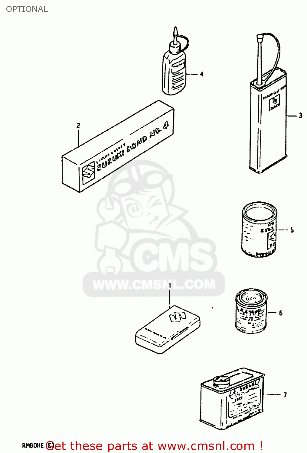 OPTIONAL RM80H 1983 (D)
